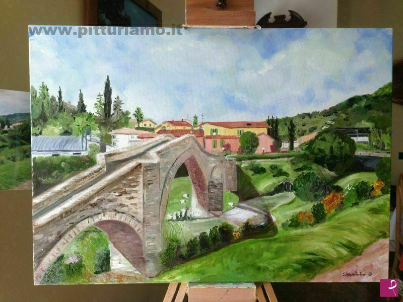 quadri in vendita online - Modigliana Ponte Romano
