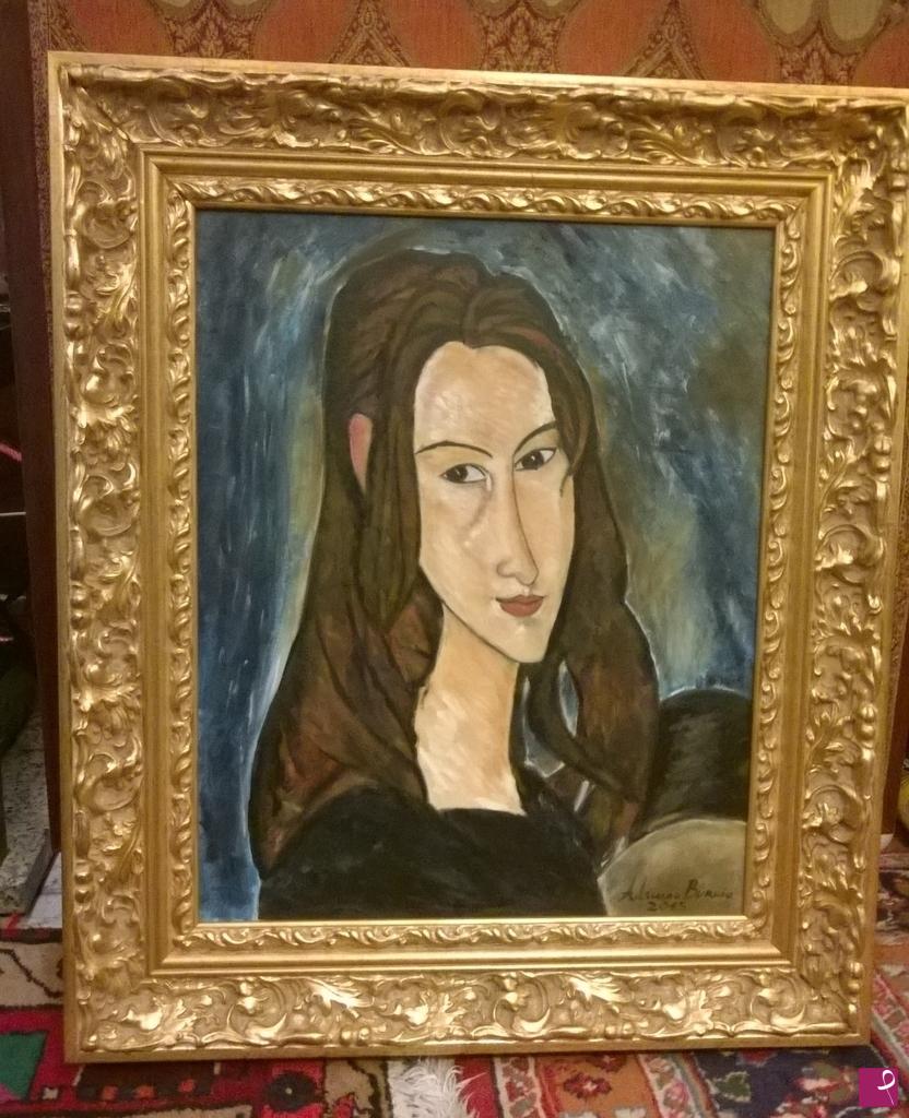 quadri in vendita online - modigliani jeanne hébuterne