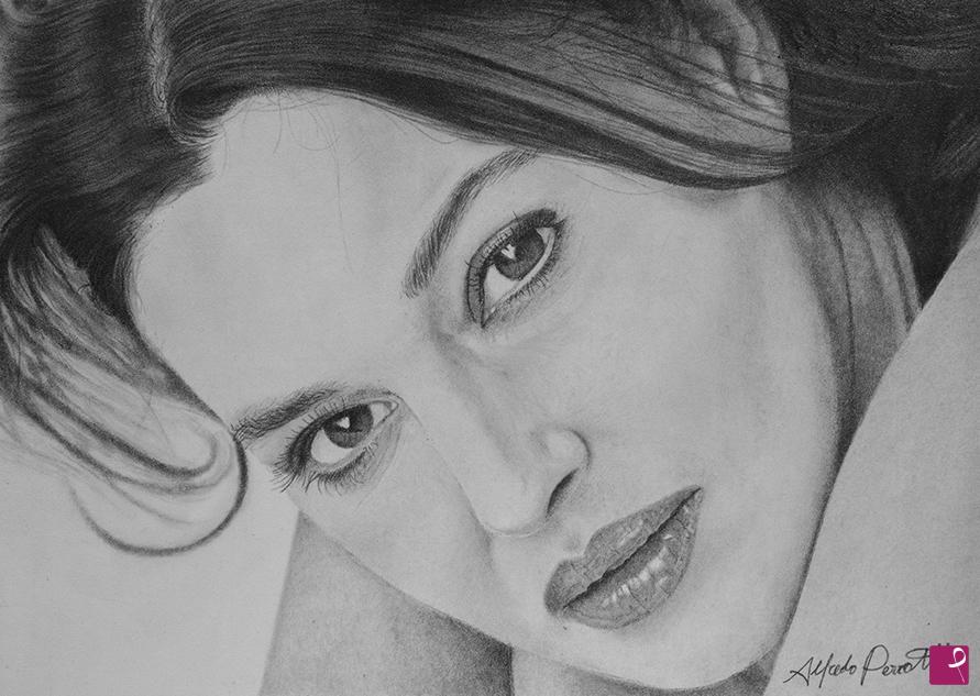 quadri in vendita online - Monica Bellucci