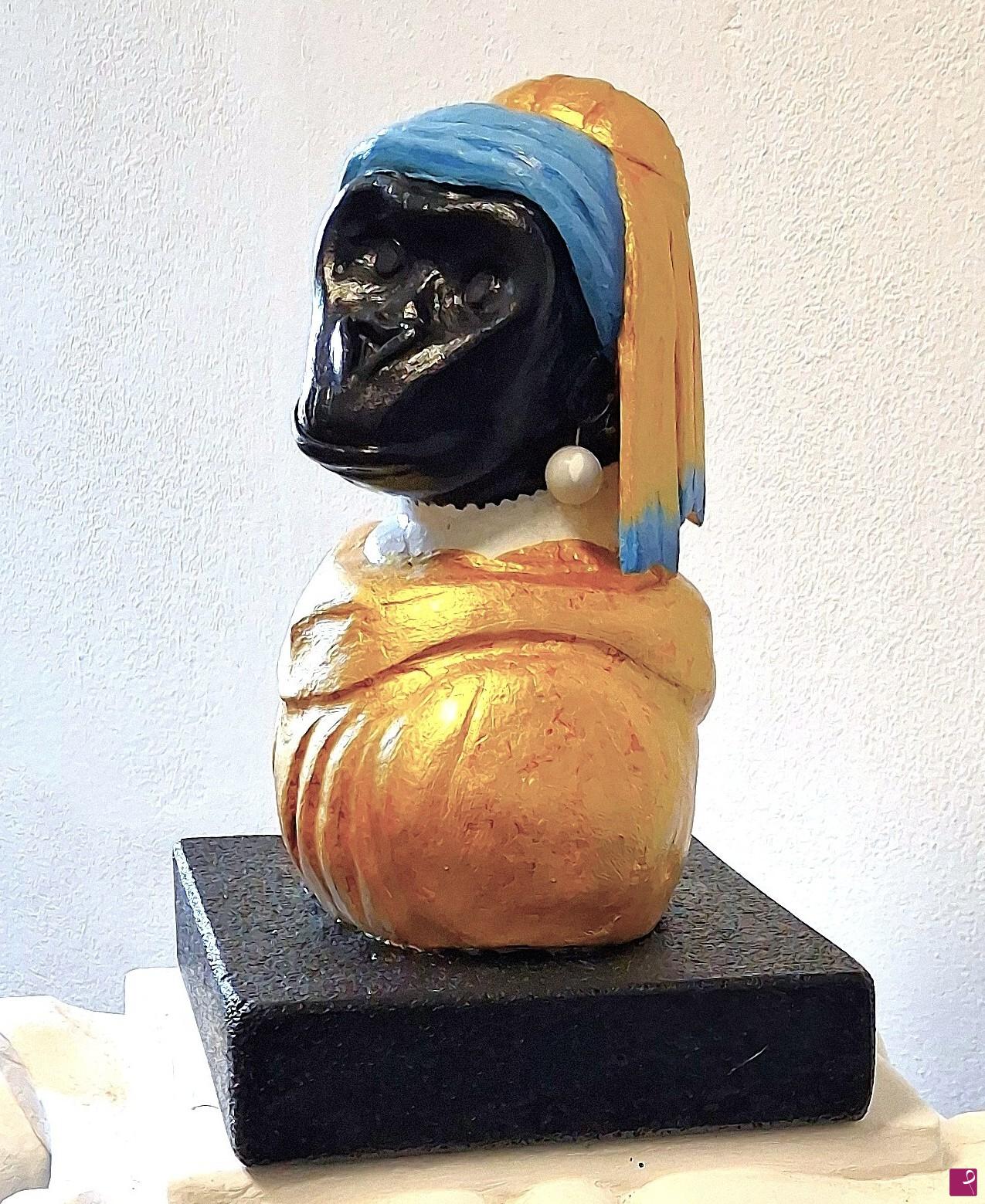 quadri in vendita online - Monkey with turban