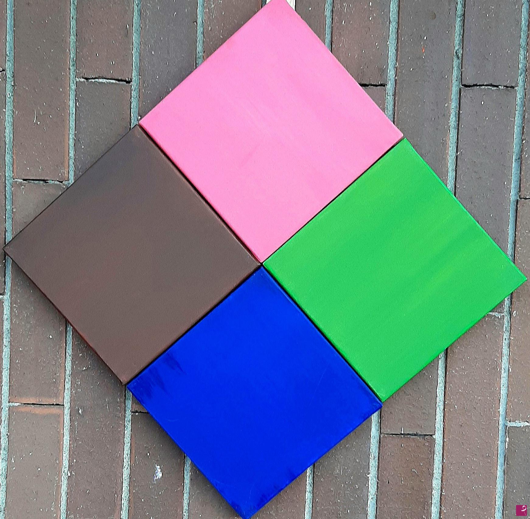quadri in vendita online - Monocromi con rosa