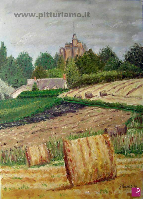 quadri in vendita online - Mont Saint-Michel - Francia