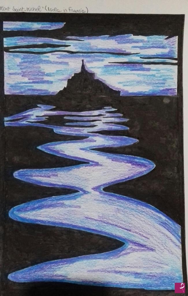 quadri in vendita online - Mont Saint-Michel