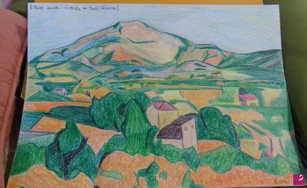 quadri in vendita online - Mont Sainte-Victoire 