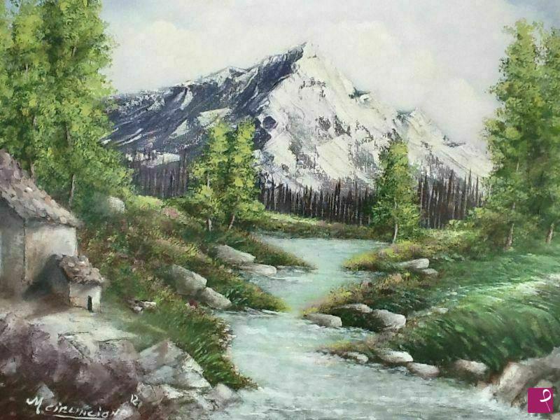 quadri in vendita online - Montagna innevata
