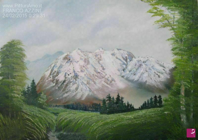 quadri in vendita online - montagne di rainer