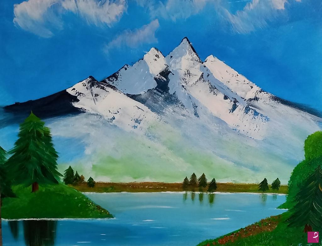quadri in vendita online - montagne innevate
