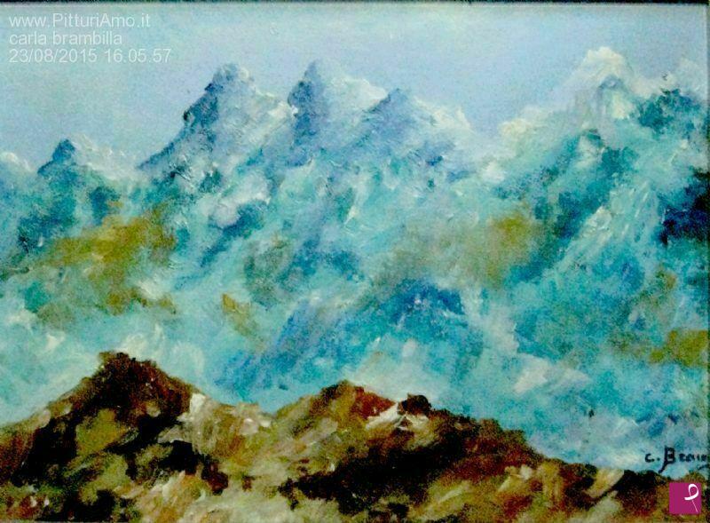 quadri in vendita online - montagne lombarde
