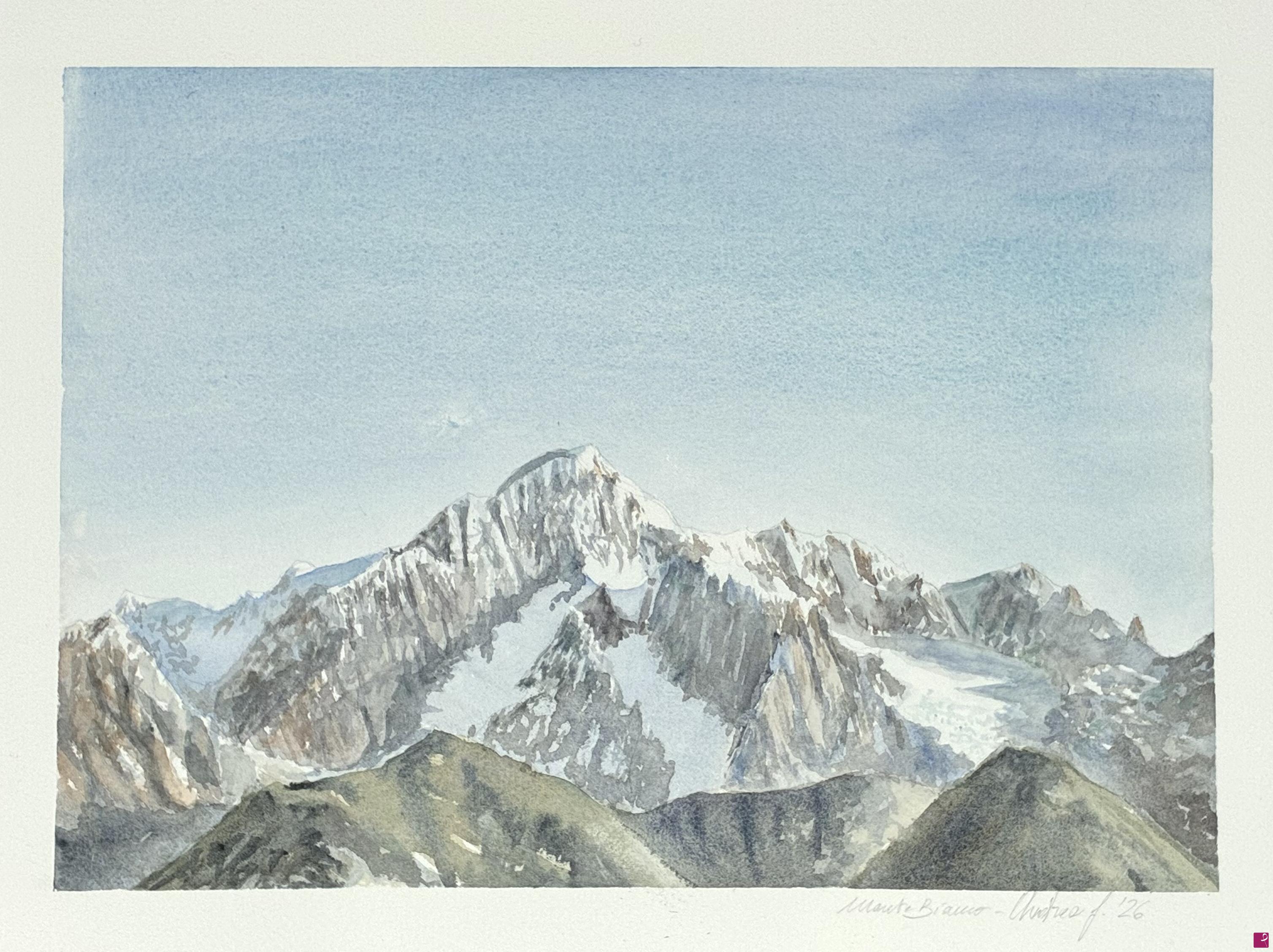 quadri in vendita online - Monte Bianco 