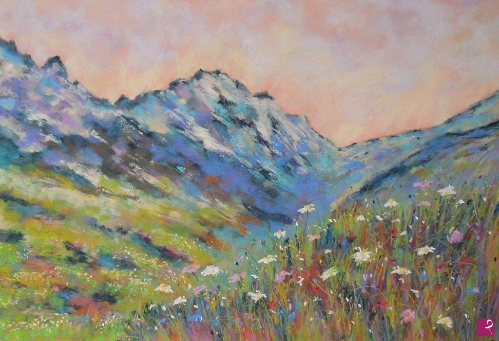 quadri in vendita online - Monte Bianco in primavera - 90