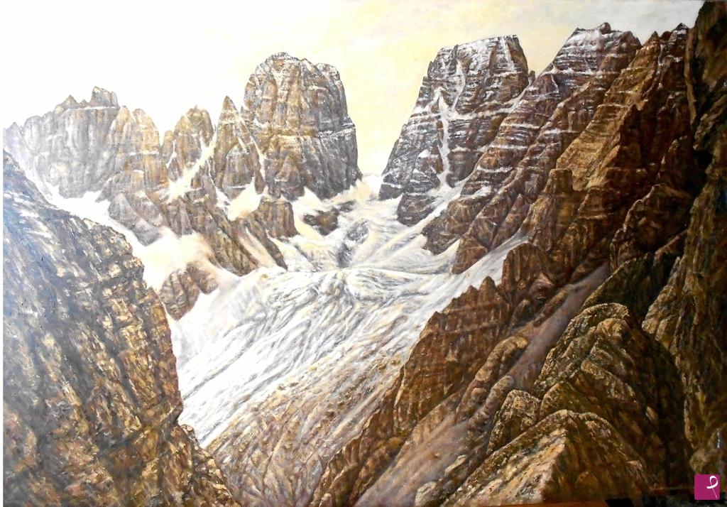 quadri in vendita online - monte cristallo e piz popena