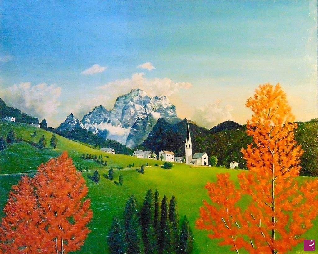 quadri in vendita online - Monte Pelmo