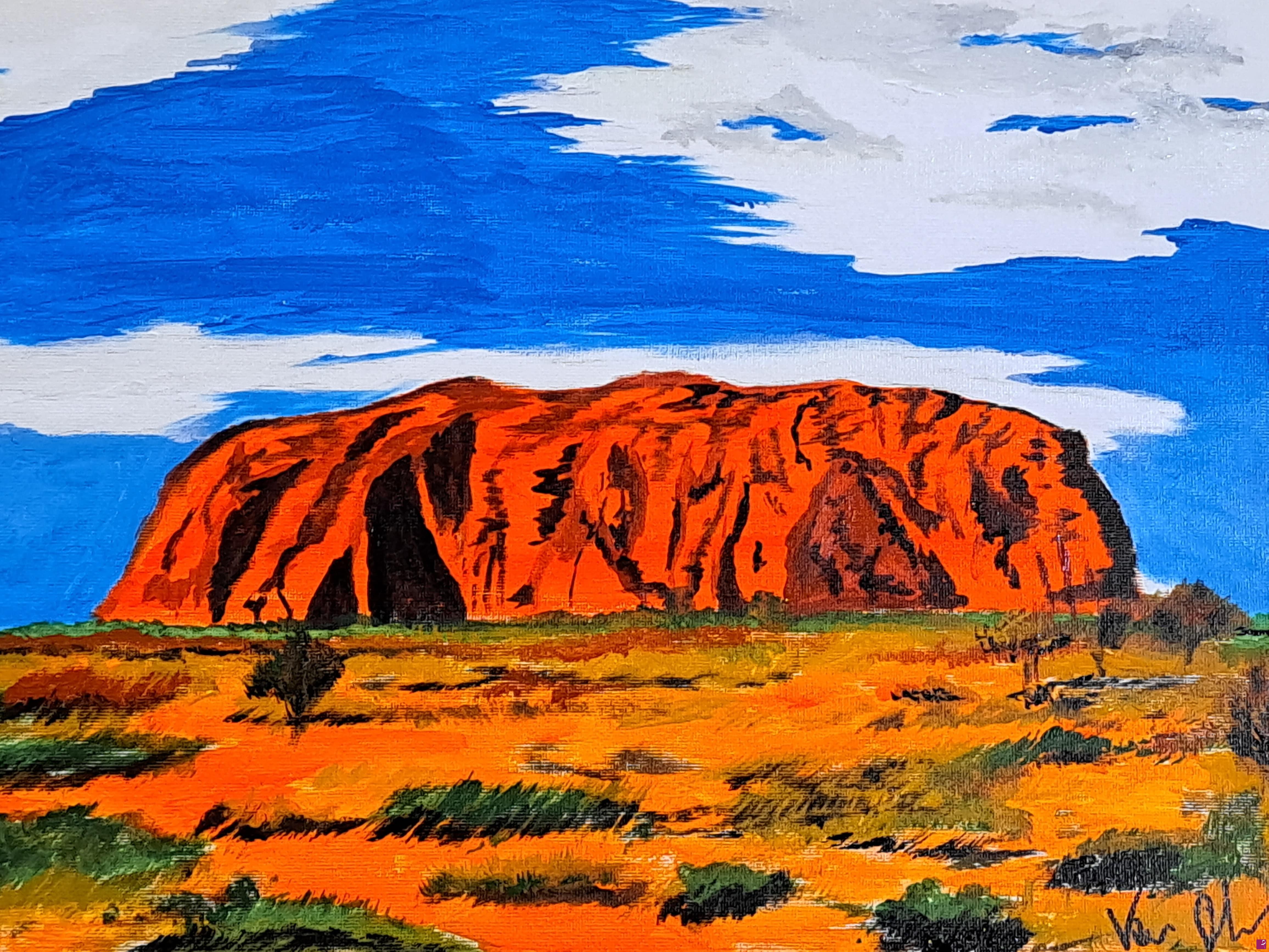quadri in vendita online - Monte Uluru
