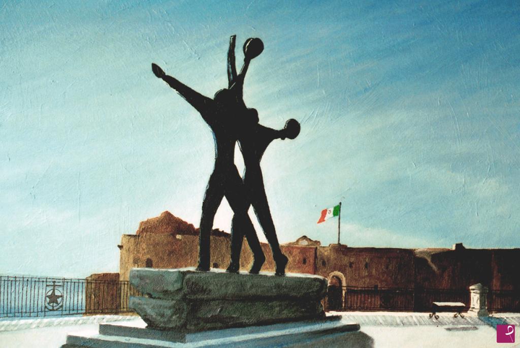 quadri in vendita online - Monumento ai marinai di Taranto