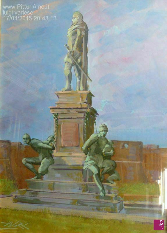 quadri in vendita online - Monumento ai Quattro Mori