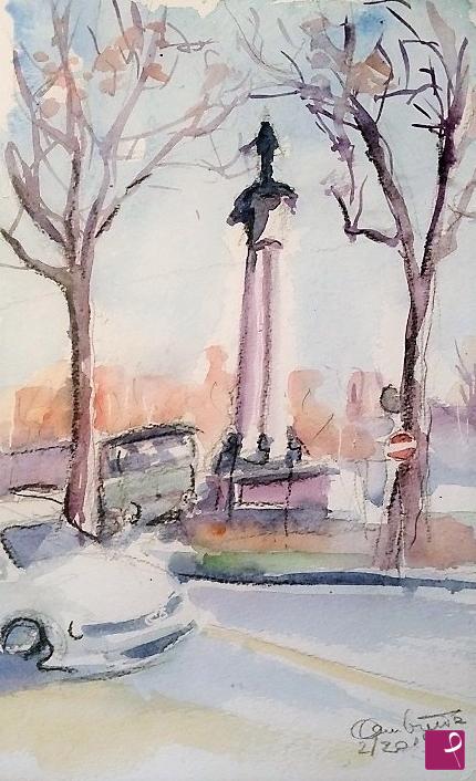 quadri in vendita online - Monumento di corso Vittorio