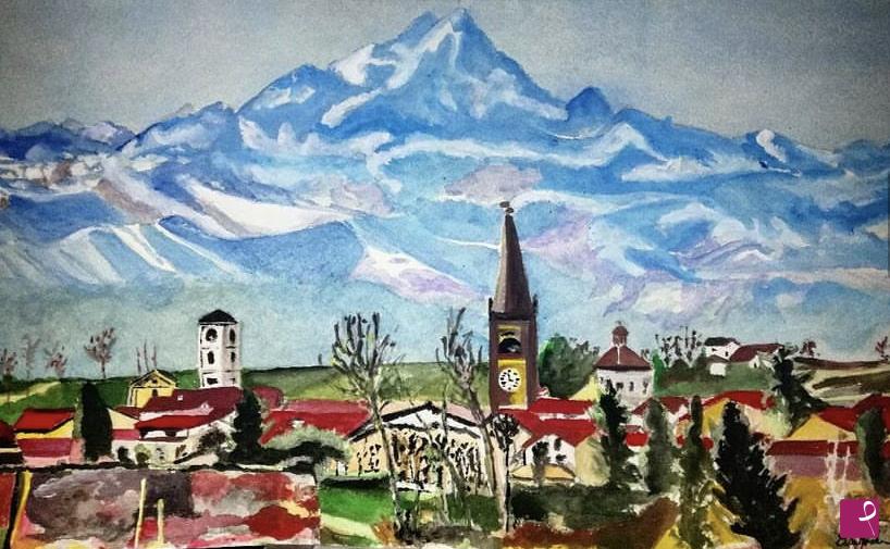 quadri in vendita online - Monviso