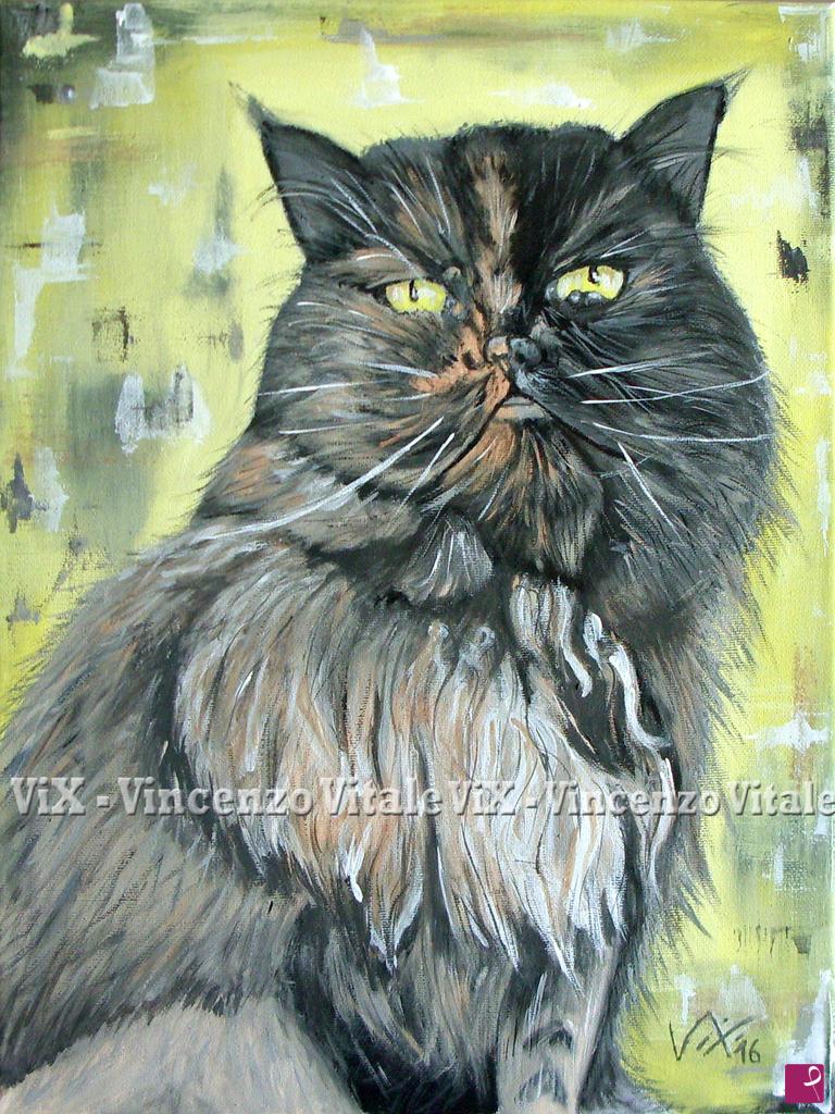quadri in vendita online - Morgana #Cat #Animals3