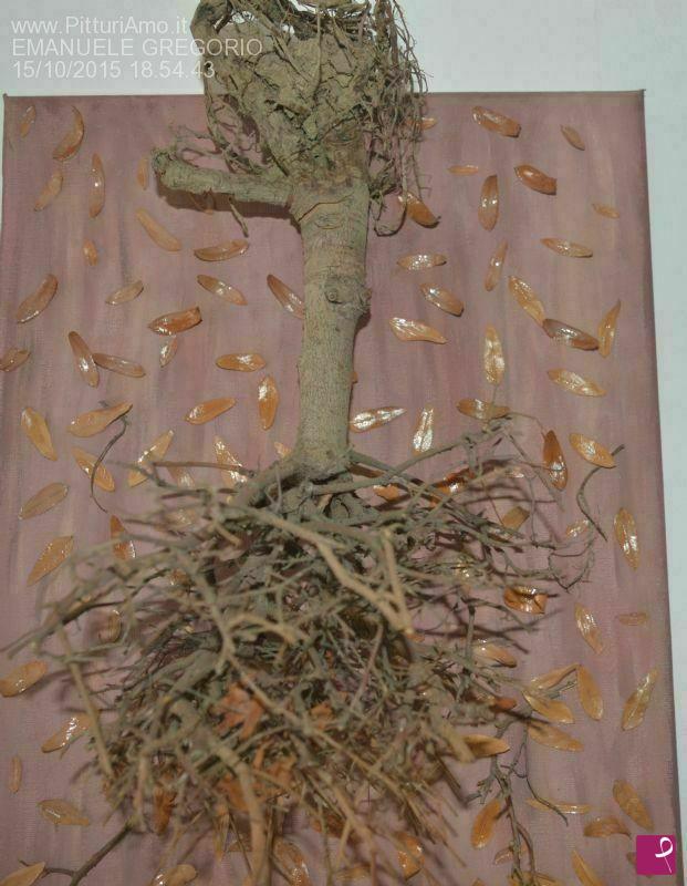 quadri in vendita online - "Morte di un albero"