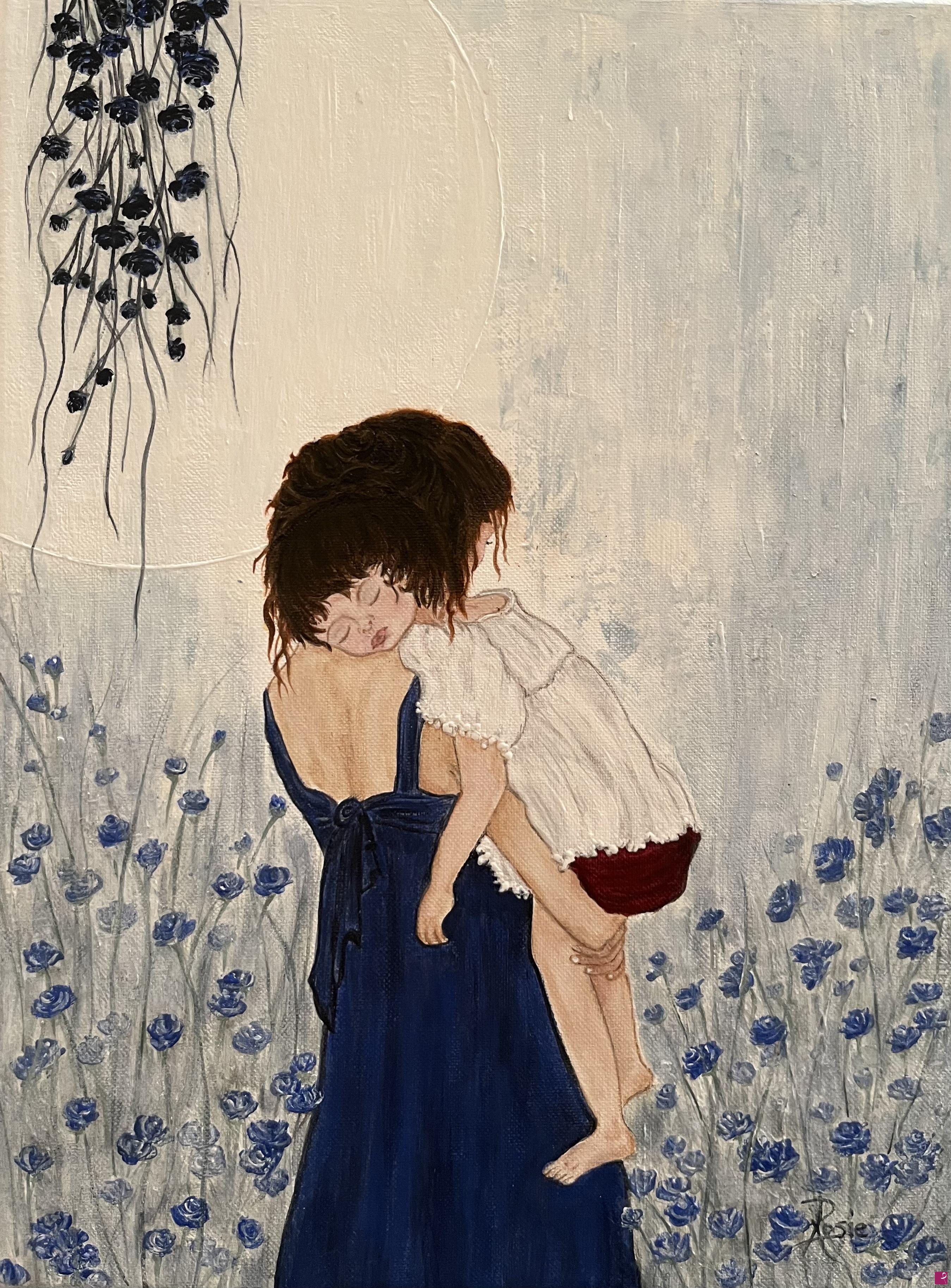quadri in vendita online - Mother and son