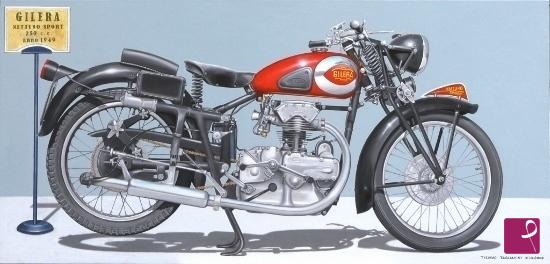 quadri in vendita online - MOTO GILERA anno 1949