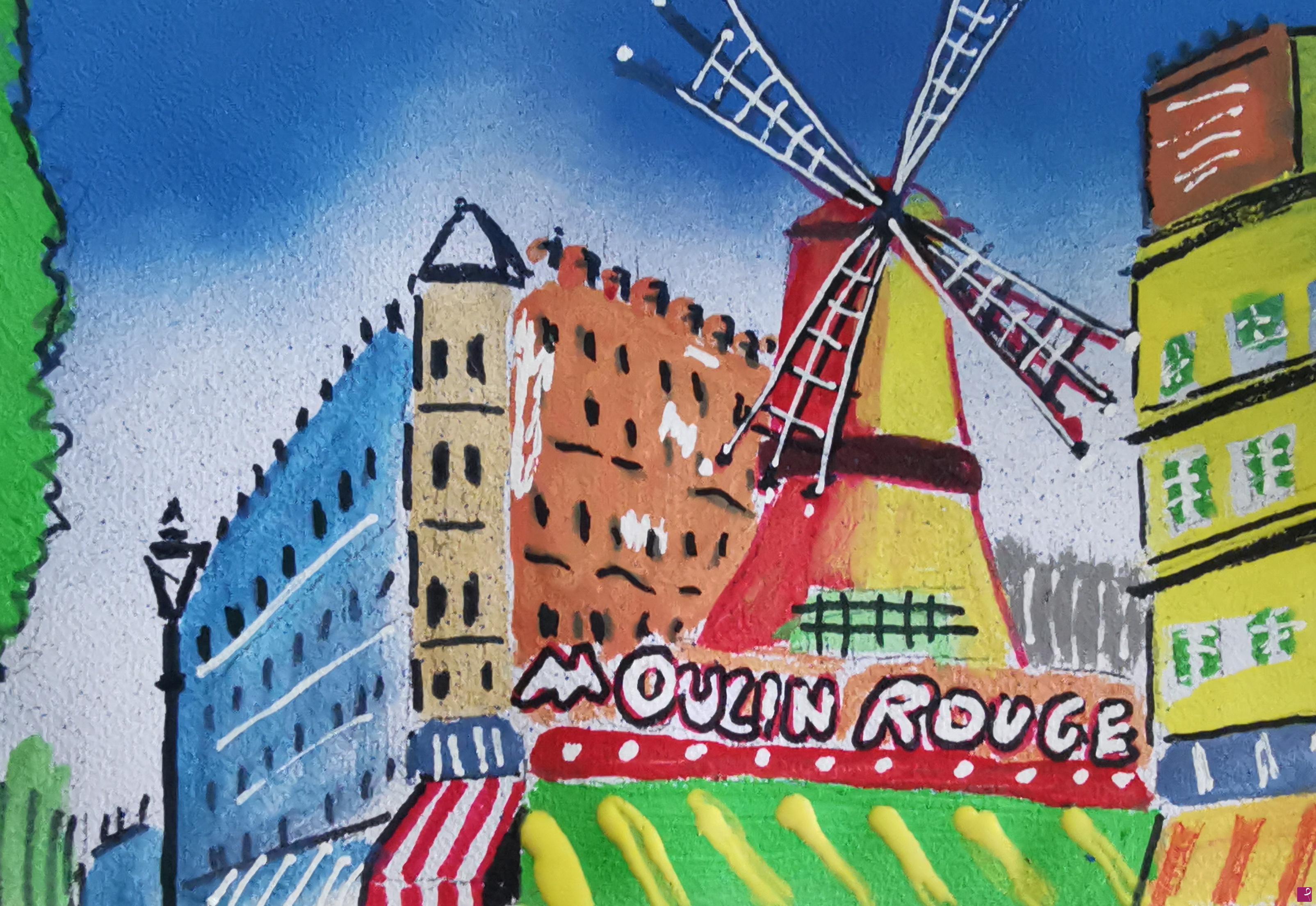 quadri in vendita online - Moulin rouge 2023