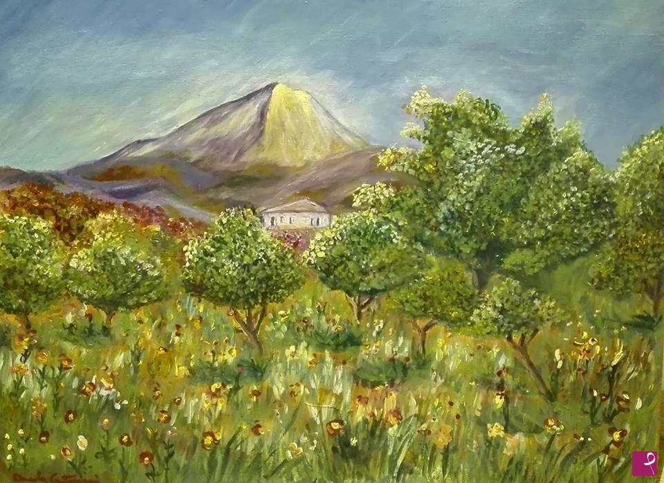 quadri in vendita online - Mount Sainte Victoire
