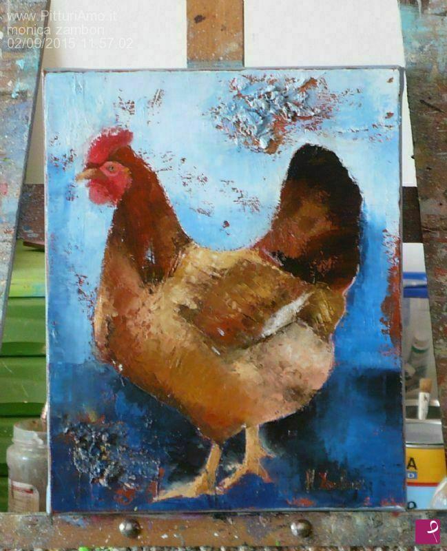 quadri in vendita online - Mrs Hen