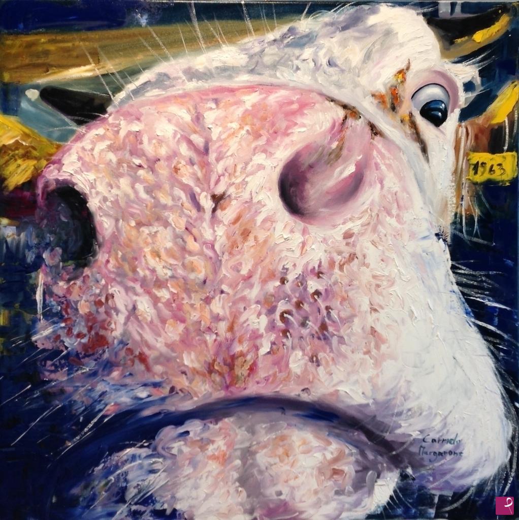 quadri in vendita online - Mucca 19 63