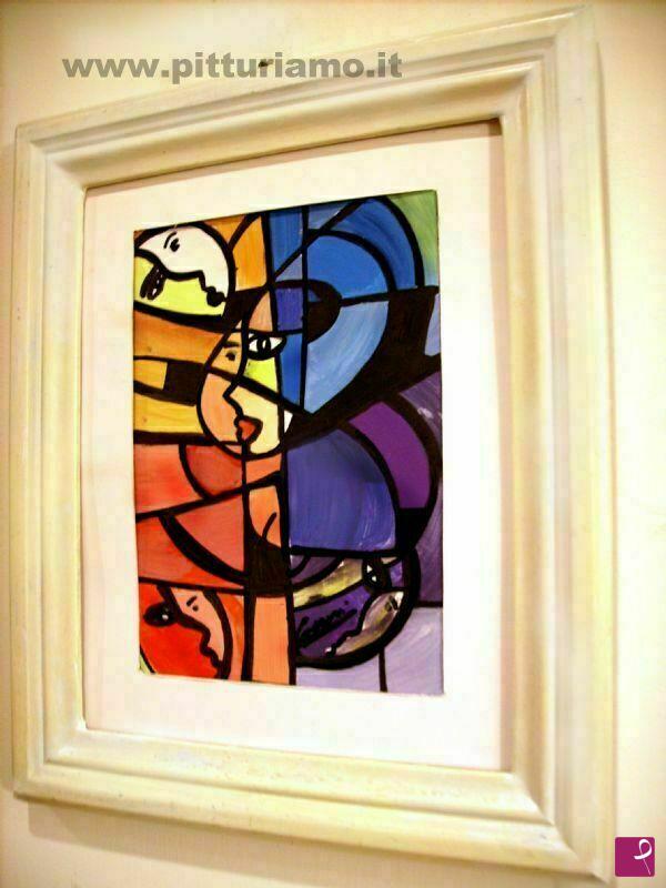 quadri in vendita online - Mujer El Niño de Color Cozzani Dipinto astratto quadro