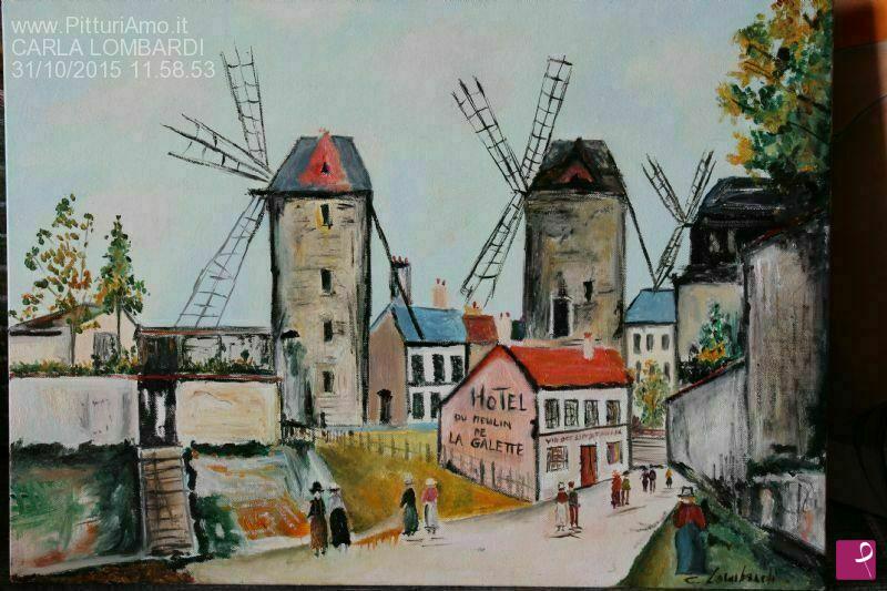 quadri in vendita online - Mulini a montmartre