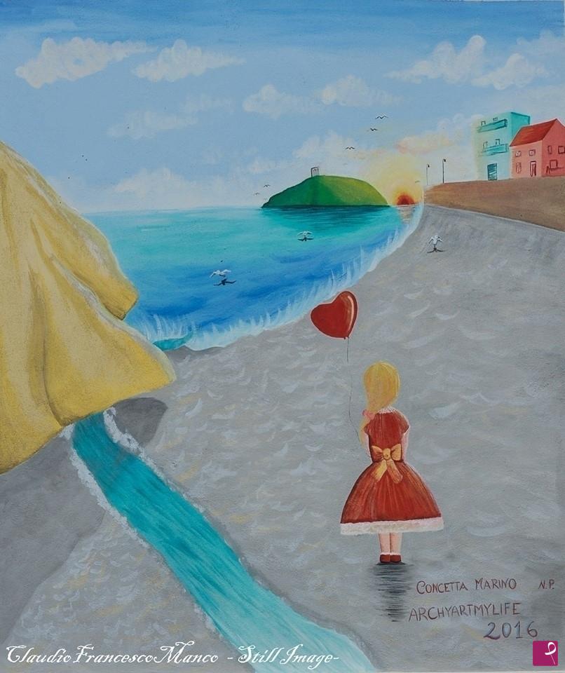 quadri in vendita online - Murales nella città di Diamante.