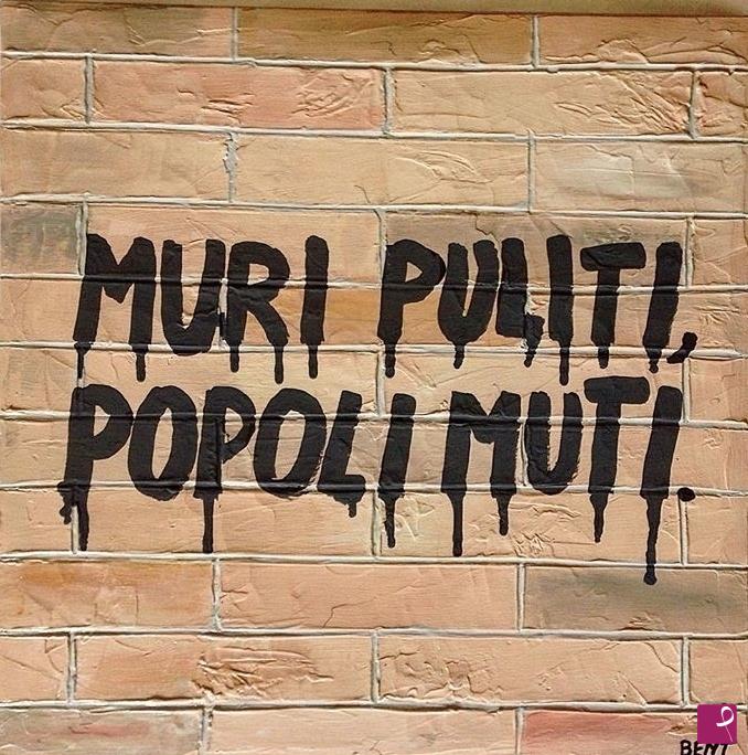 quadri in vendita online - Muri puliti, Popoli muti