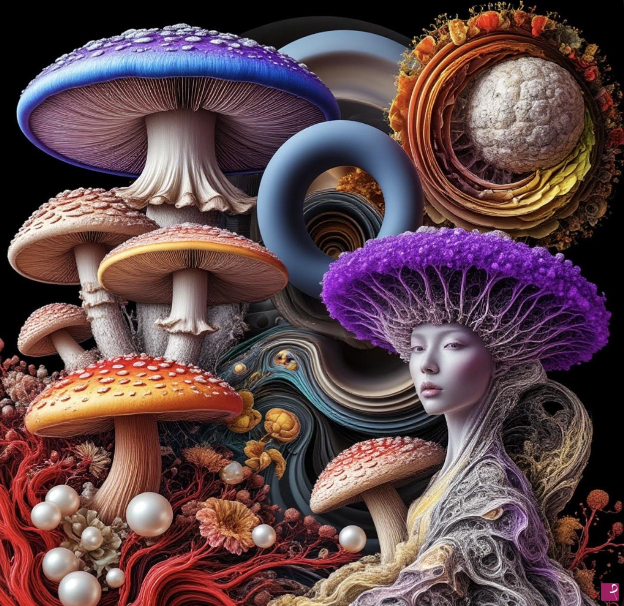 quadri in vendita online - Mushroom enthusiast