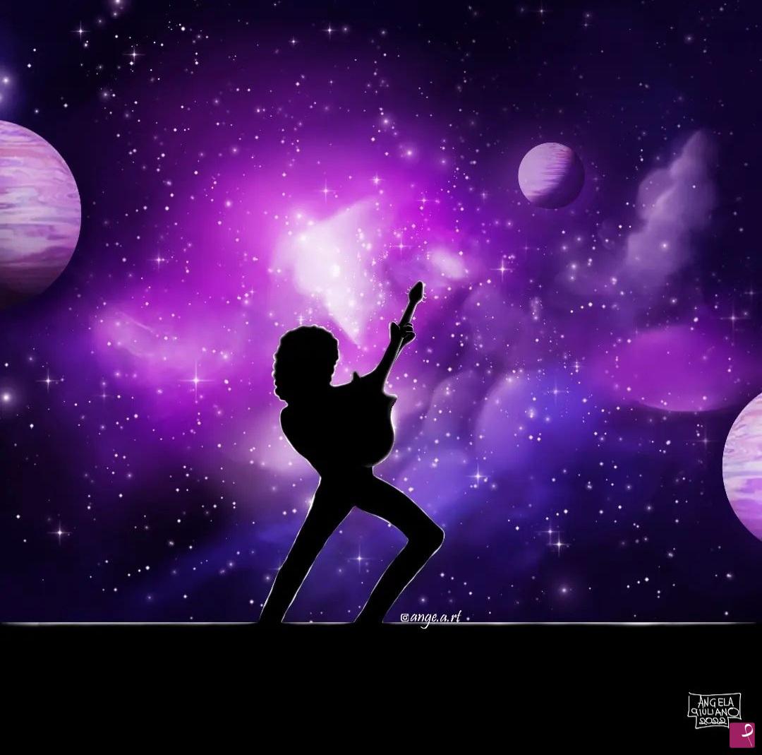 quadri in vendita online - Music in space