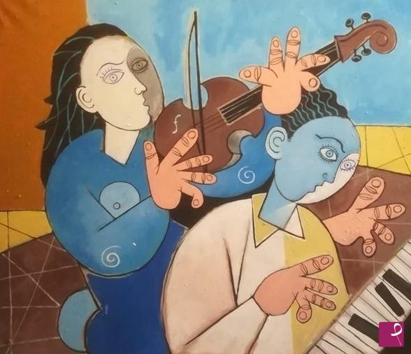 quadri in vendita online - musica