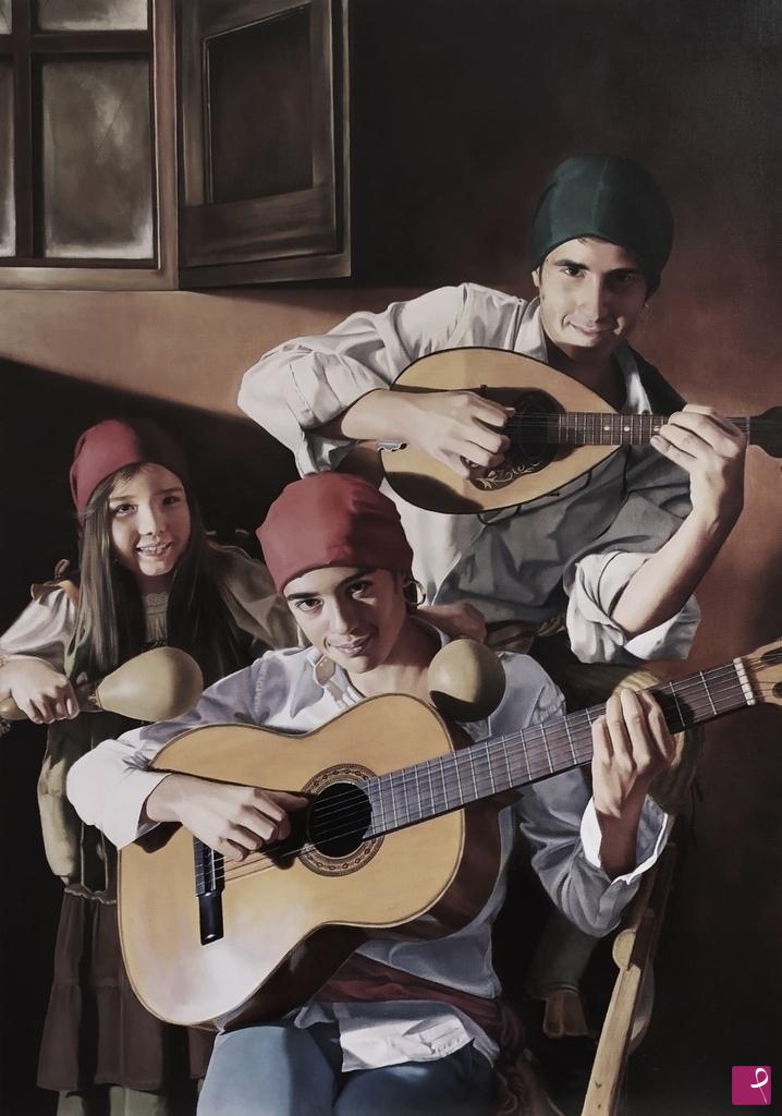 quadri in vendita online - Musici