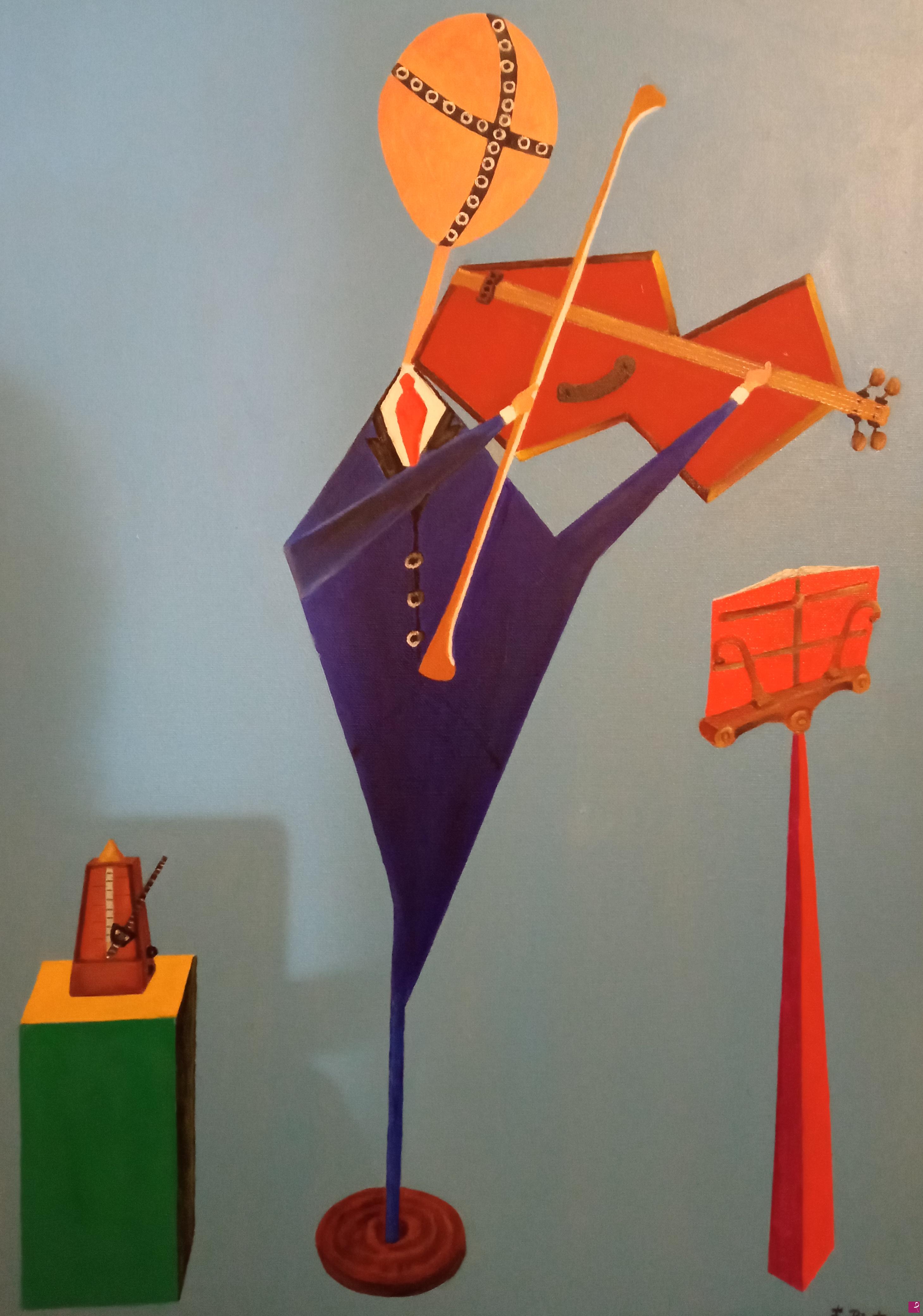 quadri in vendita online - Musicista