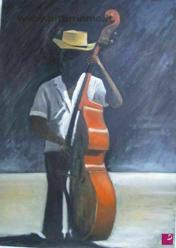 quadri in vendita online - MUSICISTA CUBANO
