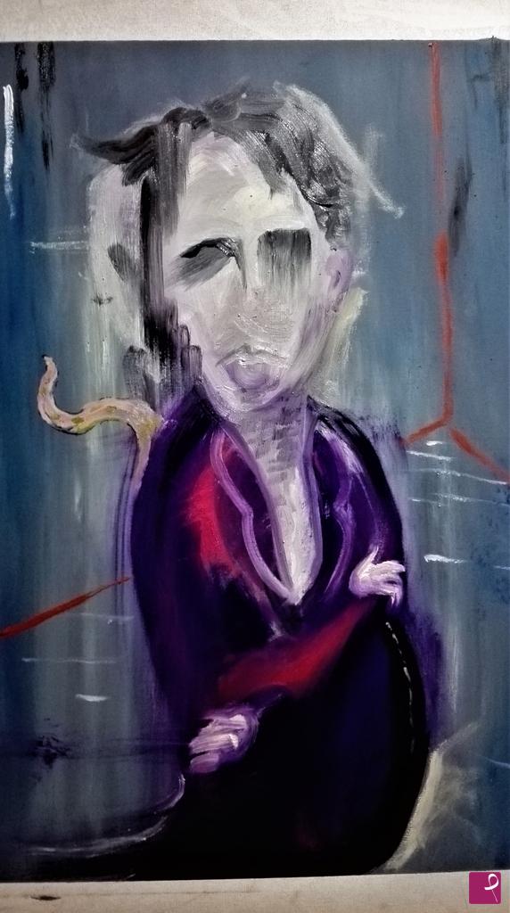 quadri in vendita online - My blues is you (2018)