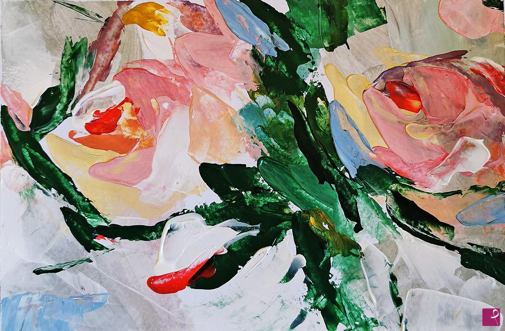 quadri in vendita online - "My flower garden" 