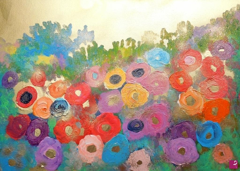 quadri in vendita online - My own wonderful garden - 370