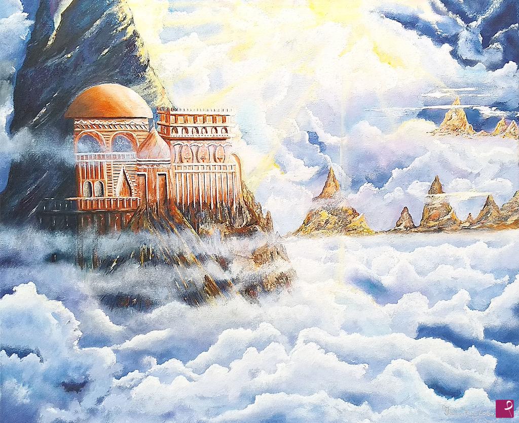 quadri in vendita online - Mysterious castle 