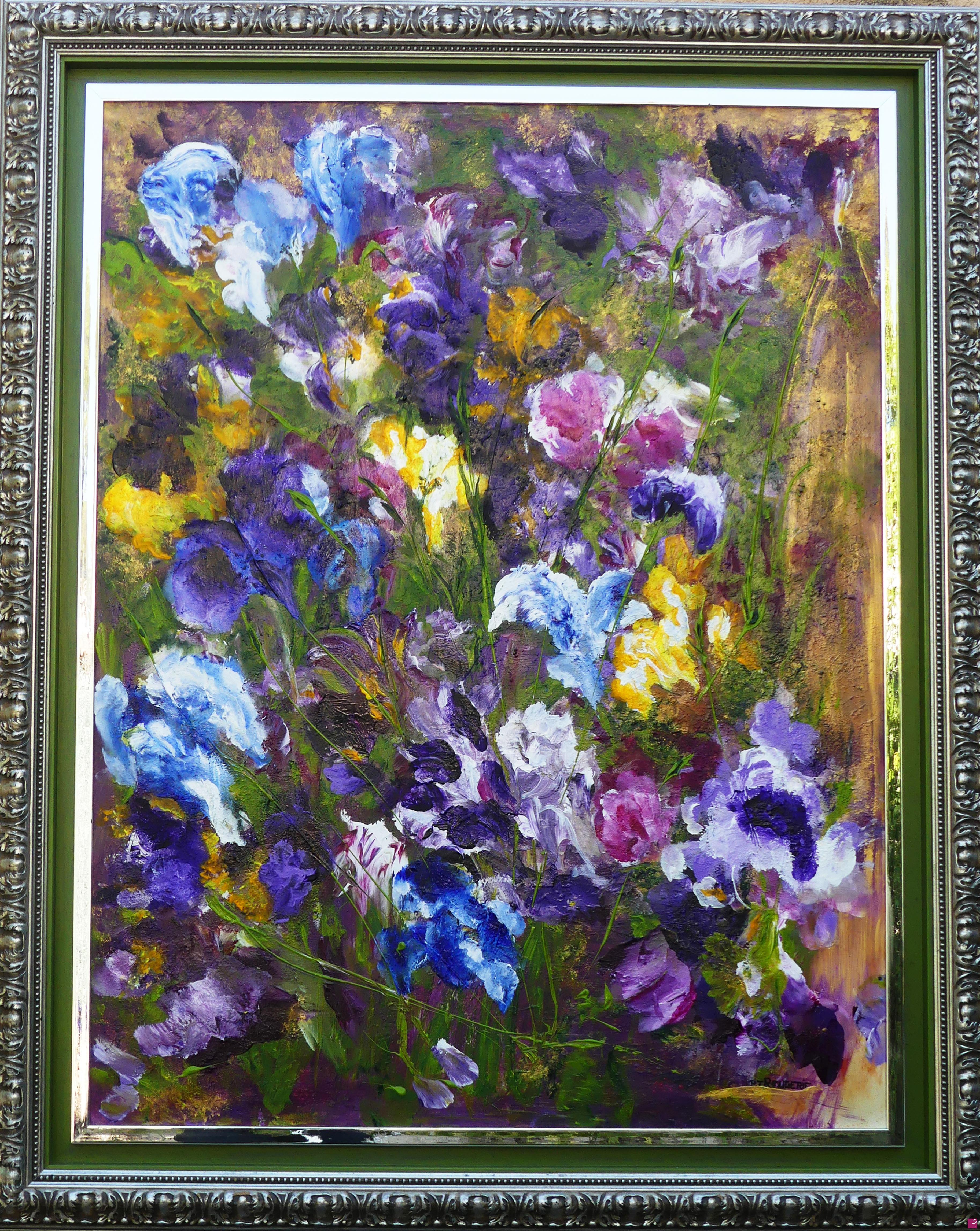 quadri in vendita online - N° 192 Giverny les Iris de Claude Monet