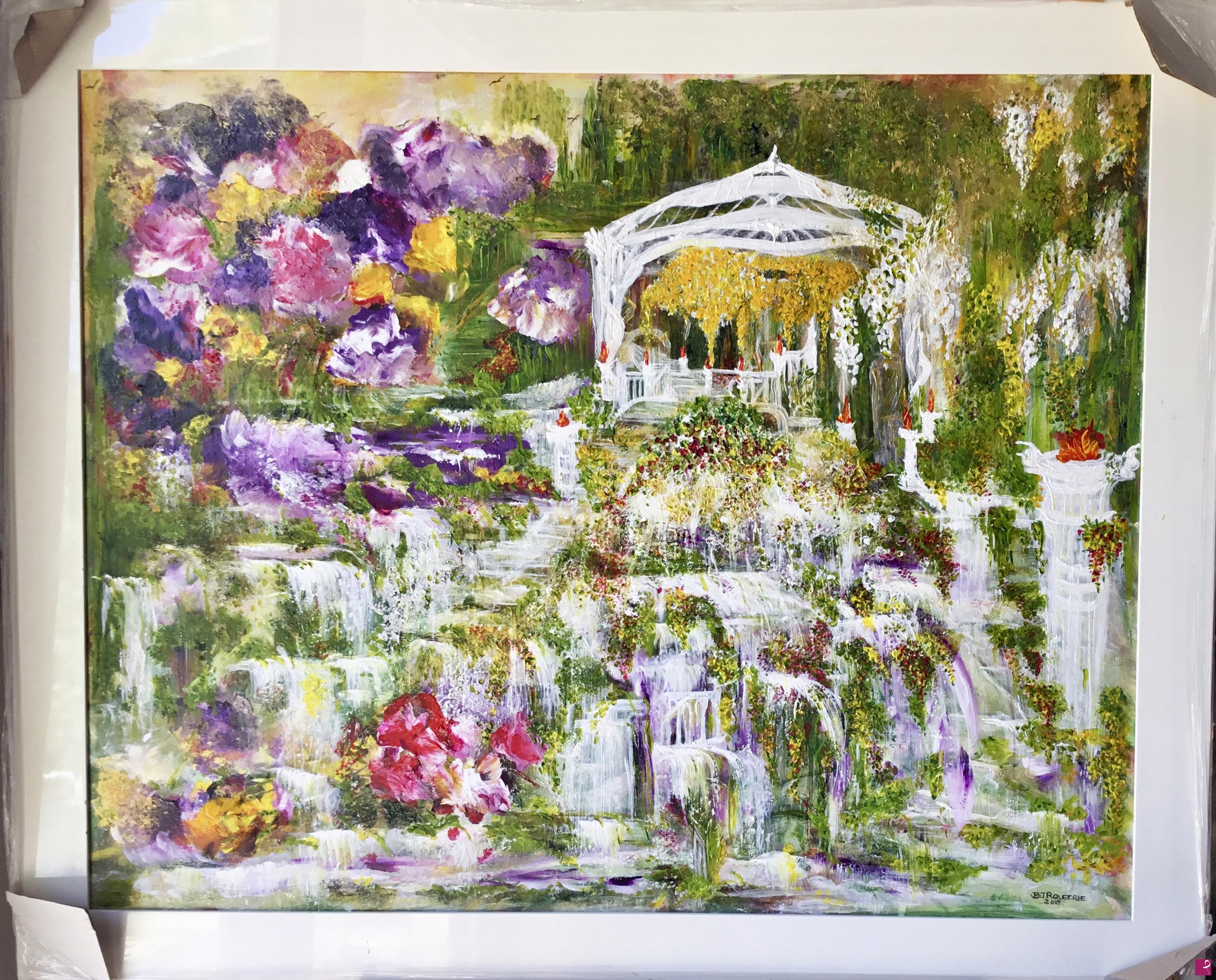 quadri in vendita online - N° 210 Jeux d'eau Villa Tivoli Rome
