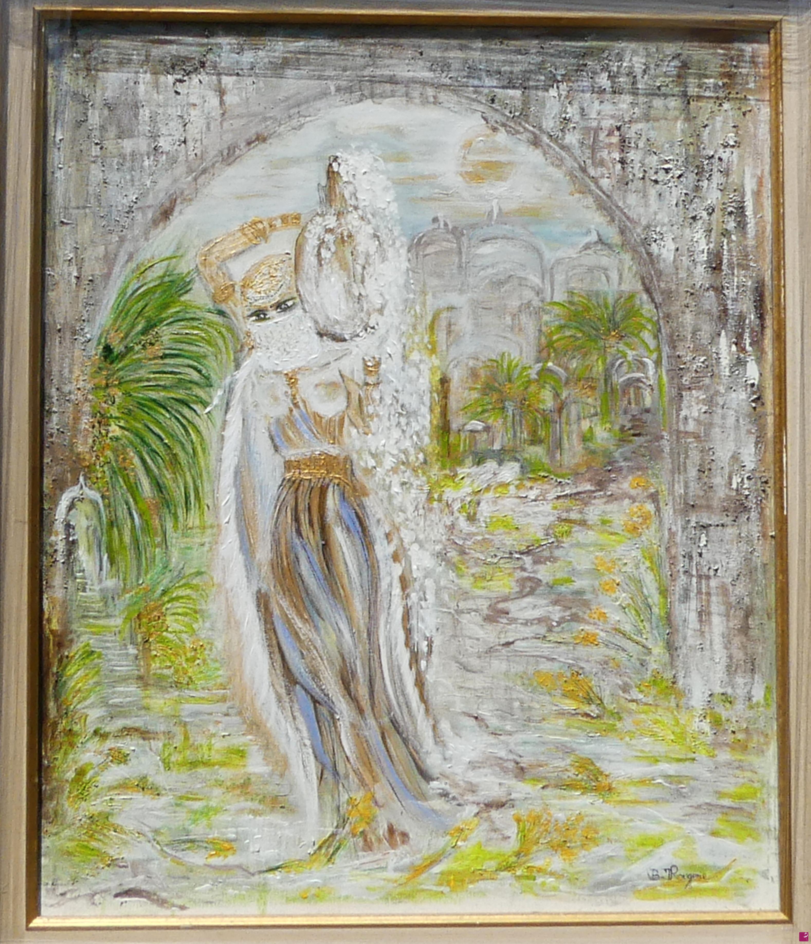 quadri in vendita online - N° 348 La Fiancée d'Imichil - Porteuse d'eau