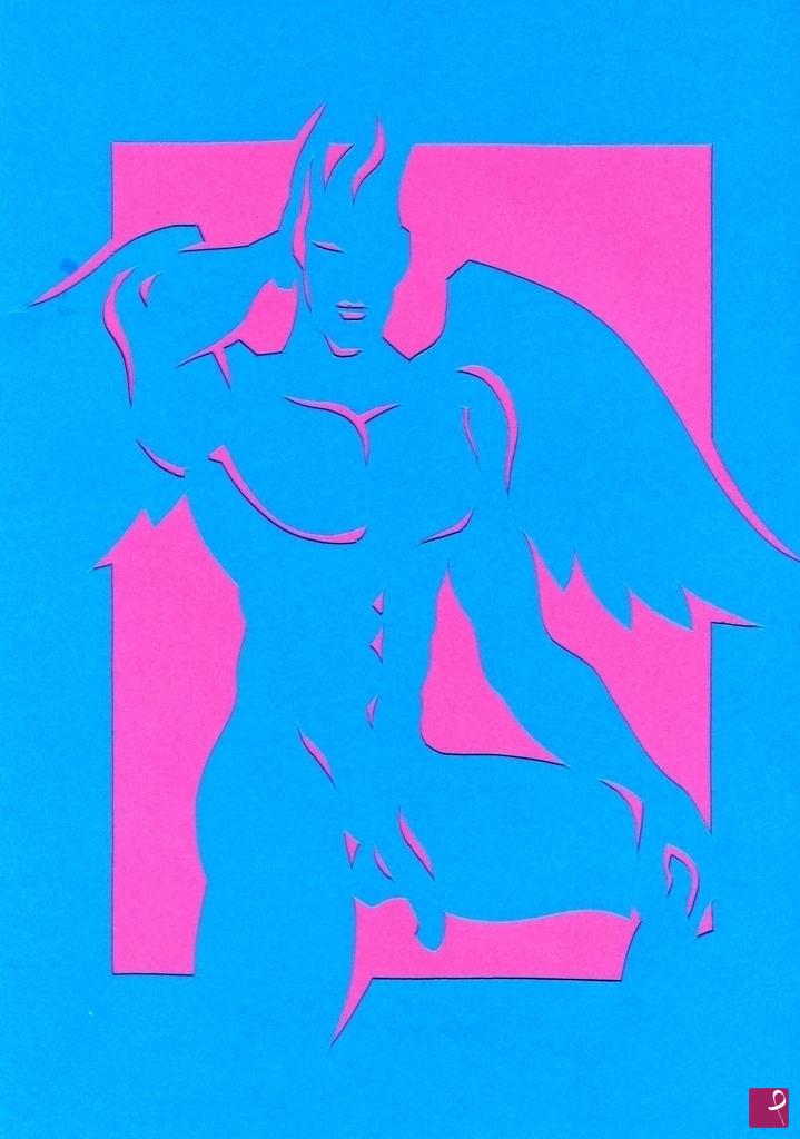quadri in vendita online - Naked Blue Angel