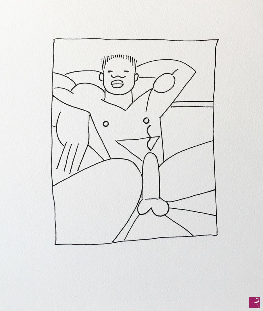quadri in vendita online - Naked outline