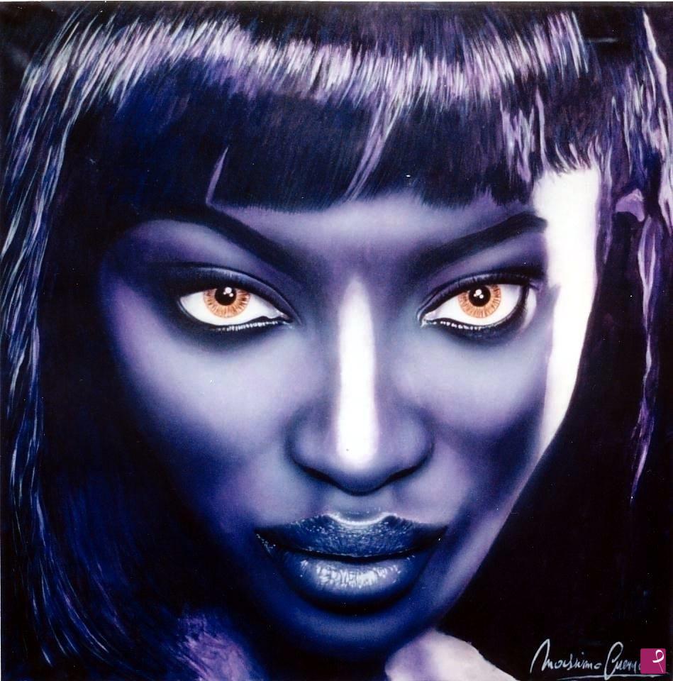 quadri in vendita online - "Naomi Campbell”