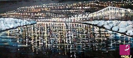 quadri in vendita online - Naples de nuit